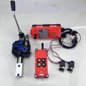 Haohong 12V/24V P40 Hydraulische Elektrohydraulische Tweeweg Richtingsregelkleppen Afstandsbediening 300bar Druk 40L/min - Product Image 4