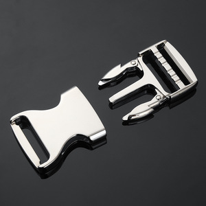 Hebilla de Liberación Lateral de Metal de 38 mm, Duradera y Ajustable para Bolsos, Cinturones y Accesorios de Mochila - Product Image 3