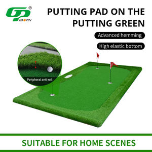Tapis de putting de golf portable pour l'extérieur/l'intérieur, gazon PP long et <span class=keywords><strong>court</strong></span>, 100x300cm, vert, personnalisable pour la pratique du golf - Product Image 5