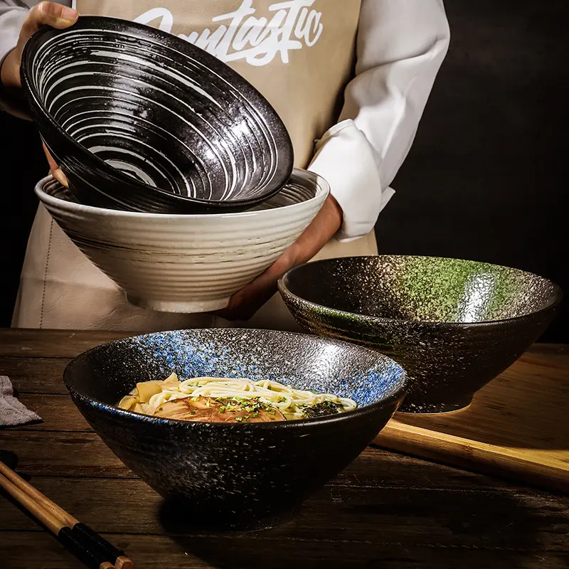 Keramik schalen Ramen Salats uppe Rühr schüssel 7/Zoll