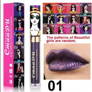 Cmaadu 12-Color diamante luccicante lucidalabbra minerale rossetto liquido con lucentezza brillante bellezza Sexy lunga durata labbra lucide per le ragazze - Product Image 5