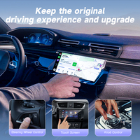 Adaptador Inalámbrico para CarPlay, Convierte CarPlay con Cable a Bluetooth/USB, Sin Latencia, Plug-and-Play, Compatible con Apple CarPlay