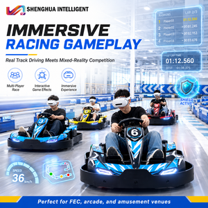 Machine de <span class=keywords><strong>jeu</strong></span> interactive de compétences, <span class=keywords><strong>PC</strong></span> métallique, réalité virtuelle, karting d'intérieur pour la remise de prix dans les centres commerciaux et les parcs d'aventure - Product Image 4