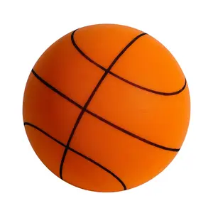 Pu Foam Washable Kids Indoor Training Elastischer Silent Mute Ball Bouncing Unbeschichteter High Density Foam Sport ball/Silent Basketball