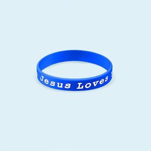 Pulseras Religiosas de Silicona con Estampado Suave de Jesús te Ama - Recuerdos para Fiestas Escolares y de Iglesia para Niños y Adultos - Paquete de 10 Pulseras de Fe - Product Image 6