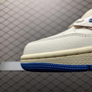 Chaussures de créateur 1S Traviscott pour le basketball, noires Phantom Olive Reverse Mocha, baskets sportives pour hommes avec amorti et lacets - Product Image 1