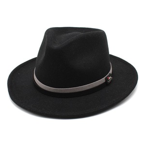 Sombreros Fedora Personalizados al por Mayor con Banda de Cuero, Estilo Occidental, para Festivales de Música Country y Rodeos - Product Image 1