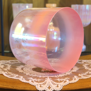 Zhqh màu hồng giả kim hát Bát thạch anh pha lê hát Bát Reiki âm thanh chữa bệnh bát âm thanh chữa bệnh cụ - Product Image 3