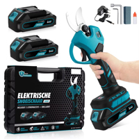 Nouvelles cisailles de jardinage électriques de qualité industrielle, rechargeables, à moteur sans balais au lithium 18-21V, avec affichage numérique