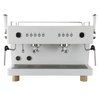 Gemilai CRM3243A Nouveau Multifonctionnel 58mm Manuel Double Chaudière 2 Groupe Professionnel Machine à Café Espresso Commercial