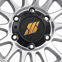 SRD Geschmiedete Leichtmetallfelgen Poliert Silber 16-20 Zoll 18x12 8x6,5 Offroad-Felgen für Subaru WRX STI Mitsubishi Lancer Evo