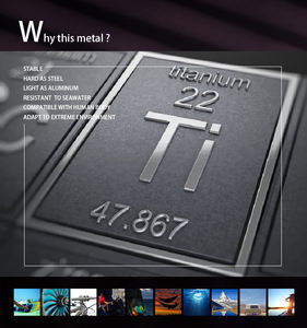 Palillos chinos ecológicos reutilizables personalizados para acampar, mango cuadrado de Metal de titanio puro para restaurantes - Product Image 6