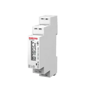 ONESTO Din Rail Mounted Energy Electric Meter Bi-directional Energy Meter for Energy Management Power Monitoring