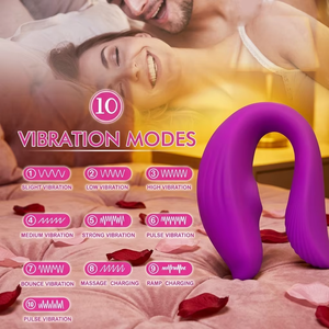 Klitoris-Saugvibrator für Frauen APP-Steuerung <span class=keywords><strong>U</strong></span>-Form Silikon G-Punkt-Stimulator - Product Image 3