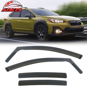 สำหรับ Subaru Impreza 17-23 และ Crosstrek ชุดบังแดดข้างประตูแบบ In-Channel ป้องกันลมเข้า วัสดุ PC - Product Image 1