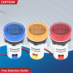 Testador Industrial Automatico AC96-22 com Display LED de 22mm para Medicao de Dupla Tensao e Corrente medidor de painel digital - Product Image 1