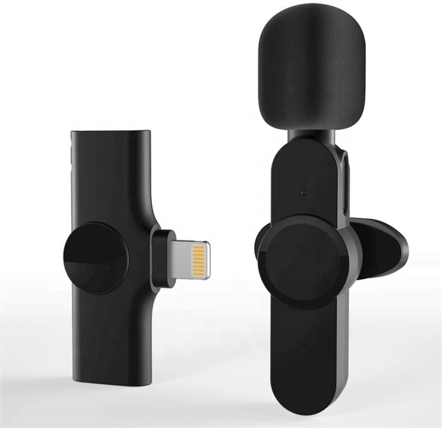 Design Wireless Clip on Microphone Smart Mini Phone Computer Conference Live Lavalier Microphone