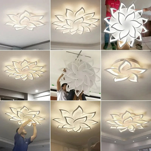 Lampadario moderno soffitto a LED CSLIDO soggiorno camera <span class=keywords><strong>da</strong></span> letto camera dei bambini camera <span class=keywords><strong>da</strong></span> letto decorativo acrilico Led plafoniera - Product Image 6