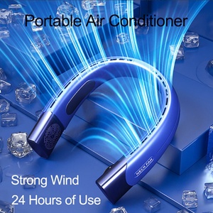 Nuevo Ventilador de Cuello Plegable 2024 con Pantalla LED Digital, 4000mAh, Recargable, Cinco Velocidades, Refrigeración Portátil y Usable para Exteriores - Product Image 5