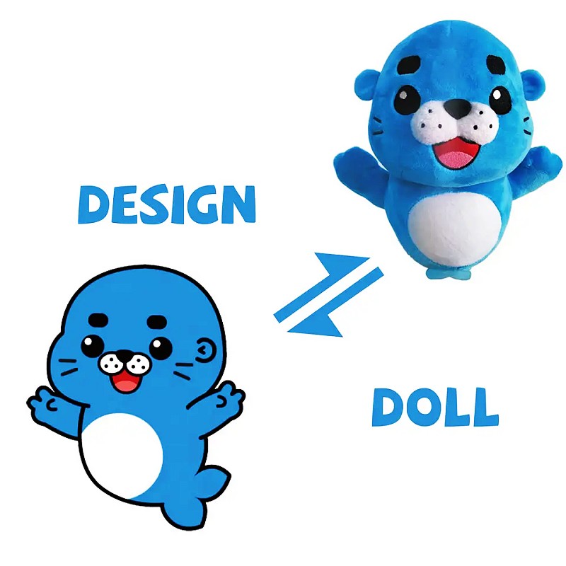Custom plush animal