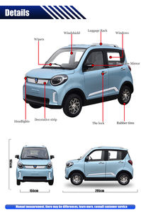 Mini Vehículo Eléctrico de Carga Ligera de 4 Ruedas, Cerrado, con Tracción Trasera y Certificación EEC - Product Image 6