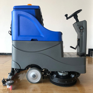 750s Ride On Floor Scrubber Industrial Vacuum Cleaner Blue Gray 3000 Rpm Burnishing Machine For Workshops - Product Image 3