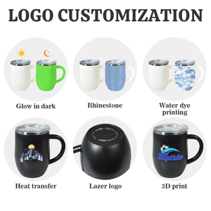 Tazza in Metallo a Forma di Uovo da 12oz con Logo Personalizzato, Tazze da Caffè in Plastica Personalizzate, Omaggio Aziendale, Tazza Promozionale, Tazze in Acciaio - Product Image 4