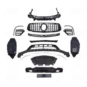 X253 2016-2019 viejo a nuevo GLC63 2020-2022 Kit de carrocería para <span class=keywords><strong>GLC</strong></span> clase X253 SUV GLC200 GLC300 Bodykit con parachoques de coche - Product Image 6