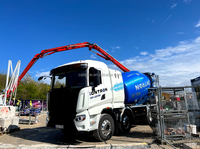 10M3 8x4 410S18LX8 100% Mélangeur de camion électrique Mélangeur de camion à béton à grand volume à vendre