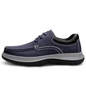 Nouveaux Modèles 2025 Meilleure Vente <span class=keywords><strong>Chaussures</strong></span> <span class=keywords><strong>Bateau</strong></span> à Lacets en Cuir de Vache Pleine Fleur pour Homme Bout Large Haute Qualité Grande Taille <span class=keywords><strong>46</strong></span> - Product Image 4