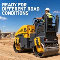 Compacteur routier diesel vibrant tandem pour la construction routière |   Certifié CE |   Fabricant chinois
