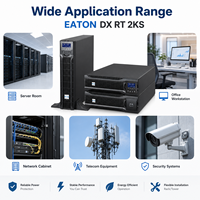 Eaton UPS Équipement de serveur de salle informatique en ligne monté en rack Durée de vie prolongée de la batterie 2000VA/1800W 220V UPS 2KVA DX RT 2KS