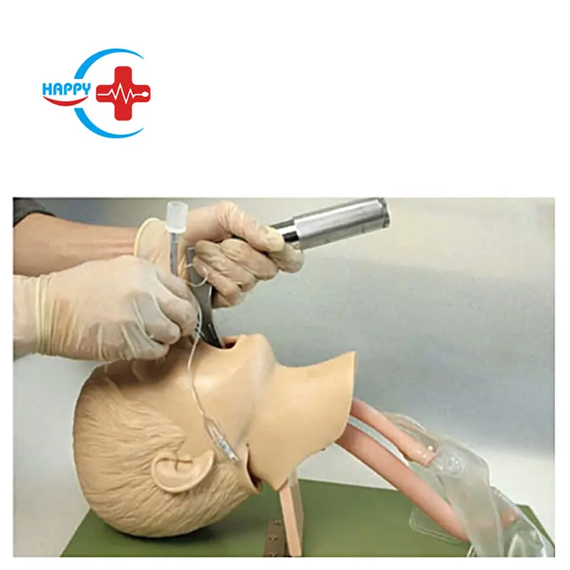 HC-S039 Hoge Kwaliteit Geavanceerde kind tracheale intubatie model Oefenpop