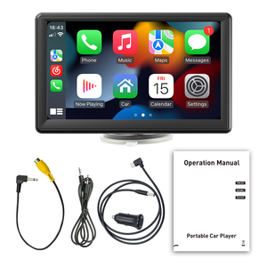 Appareil de navigation portable 7 pouces B500A, moniteur de voiture, support CarPlay, téléphone mobile, Android Auto, lecteur MP5 portable pour voiture - Product Image 6