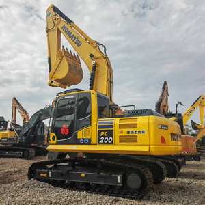 Excavadora Komatsu duradera de 20 toneladas, bien mantenida, excavadora sobre orugas, motor, caja de cambios, entrega rápida de maquinaria de construcción - Product Image 1