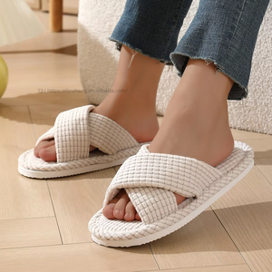 New Product Women's High Explosion <b>Slipper</b> EVA Outsole <b>Foam</b> Cushioning Slides for <b>Slippers</b> for Home Bedroom Autumn - Product Image 6