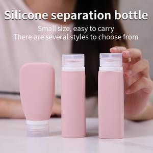 Bouteille de voyage en silicone rechargeable, anti-fuite, pour shampoing, produits de soins de la peau, fournitures de voyage portables - Product Image 6