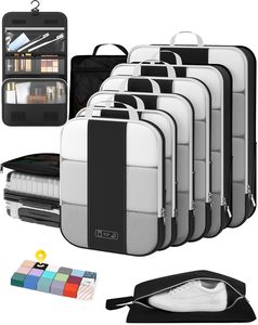 RTS Bulk Mixed Order Premium 10-Piece Lightweight Travel Compression Luggage Organizer Eco-friendly Best <b>Suitcase</b> Packing Set - Product Image 2