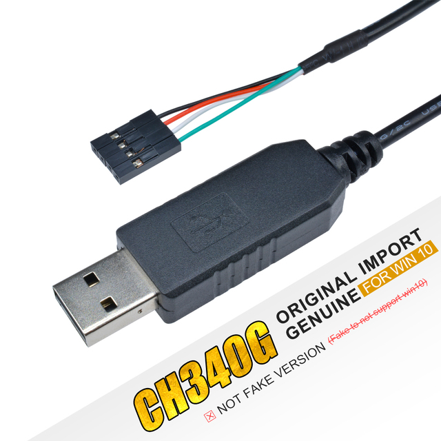 Original CH340G CH340 Download Line Cable USB to TTL Serial Wire Adapter Compatible WIN7 8 10 For Arduino for Raspberry Pi