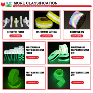 <span class=keywords><strong>Tissu</strong></span> lumineux en coton vert jaune longue lueur dans le ruban de <span class=keywords><strong>tissu</strong></span> sombre pour vêtements de veste - Product Image 5