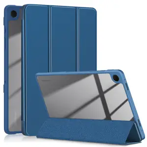Ốp lưng cho Samsung Galaxy Tab A9 Plus 11 inch 2023 Model (SM-X210/x216/x218) Vỏ chống sốc với vỏ sau trong suốt