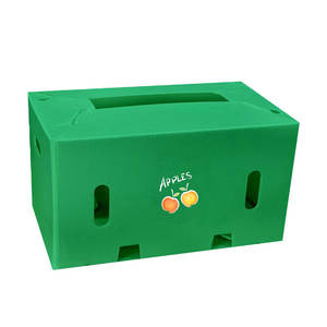 Geri dönüşümlü PP oluklu plastik meyve ambalaj kutusu PP plastik katlanır taşıma kutusu sebze saklama kutusu - Product Image 1