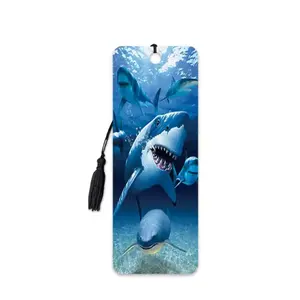 Cartoon PET 3d lenticular bookmarks plastic flip lenticular sheet printing products wholesales