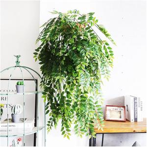 Plantas Artificiales Colgantes Chinas, Pared de Plantas Falsas Personalizada, <span class=keywords><strong>Maceta</strong></span> para Exteriores, <span class=keywords><strong>Maceta</strong></span> de Plantas Artificiales para Cochera - Product Image 3