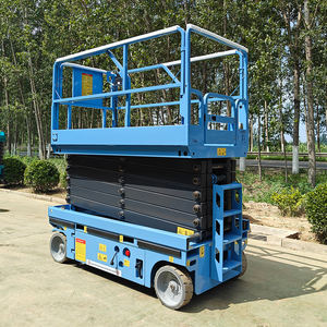 Самоходный Электрический Стальной ножничный подъемник 4-22 м 320 кг 500 кг воздушная Рабочая платформа для складской загрузки - Product Image 2