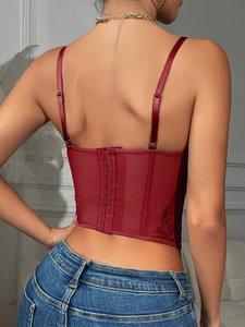 Nouveau <span class=keywords><strong>Corset</strong></span> Vintage 2026 pour Clubwear, Haut Court en Dentelle avec Baleines en Acier, Shapewear Polyvalent pour Femme - Product Image 3
