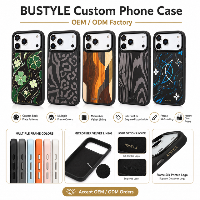One-stop Solution Customized Drop Protection Wireless Charging Modern Two in One PC+TPU Phone Case for iPhone 16 17 Pro Max 15