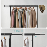 Centre commercial porte-vêtements magasin vêtements présentoir ménage vêtements collection suspendu support avec roues
