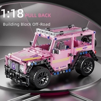 Bloques de Construcción de Vehículos Todoterreno BLOCK MOC, Material ABS, Escala 1:18, Juguete Educativo, 486 Piezas, para Niños de 6 Años en Adelante