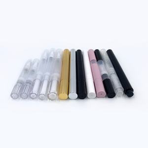 Bolígrafo de aceite para cutículas de uñas al por mayor de 3ml y 5ml para el cuidado de la piel, tubo transparente, blanco o negro, tipo twist para brillo labial - Product Image 3